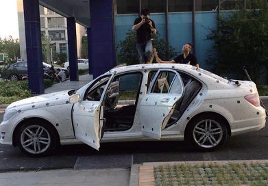 汽車、船模等大型物體掃描